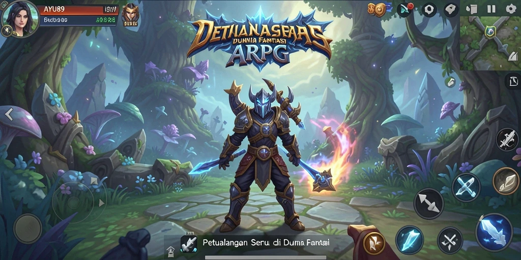 Cuplikan gameplay AYU89 menunjukkan pertempuran seru dengan grafis memukau.