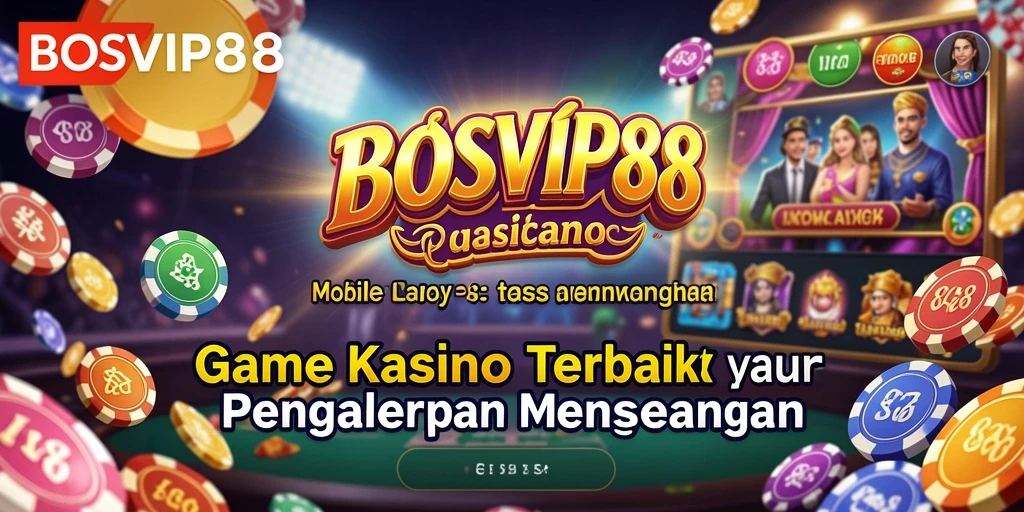 Tampilan gameplay kasino yang seru dan mengasyikkan di BOSVIP88.
