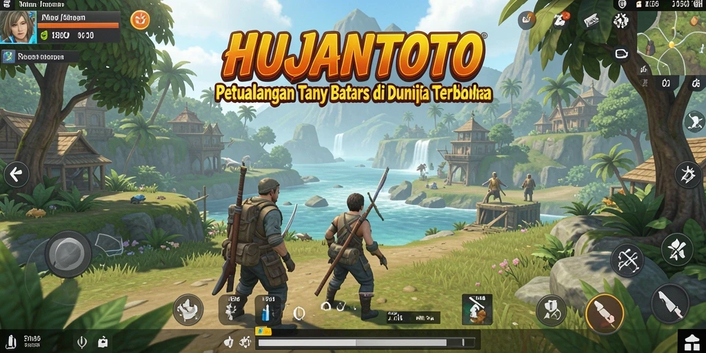 Screenshot HUJANTOTO menunjukkan petualangan seru dengan grafis memukau.