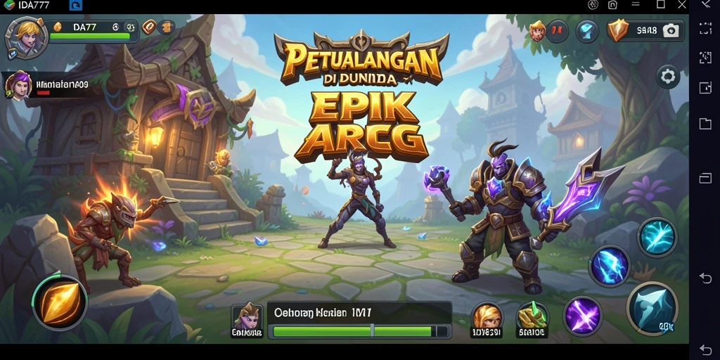 Gameplay ARPG mendebarkan di IDA777 dengan karakter dan lokasi yang bervariasi.