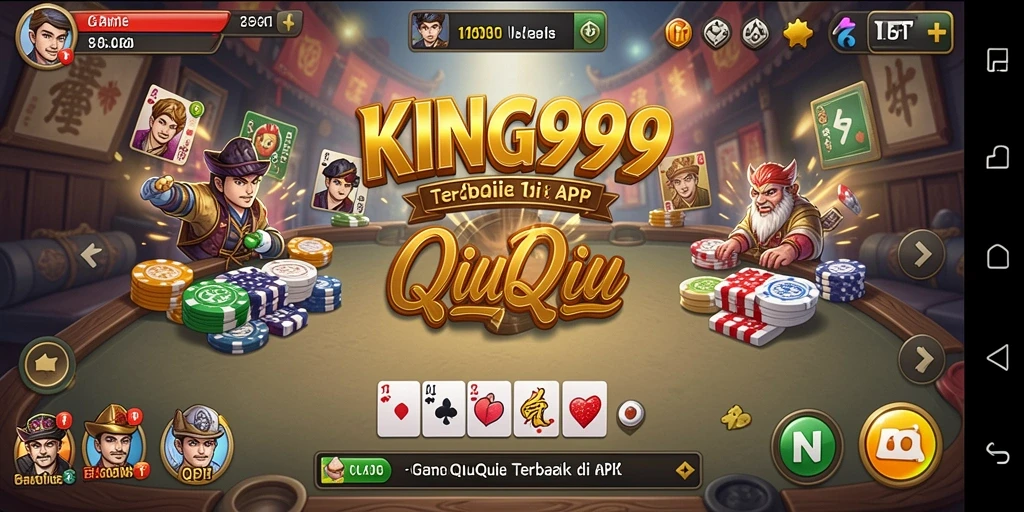 Gameplay QiuQiu yang mendebarkan dalam KING999.