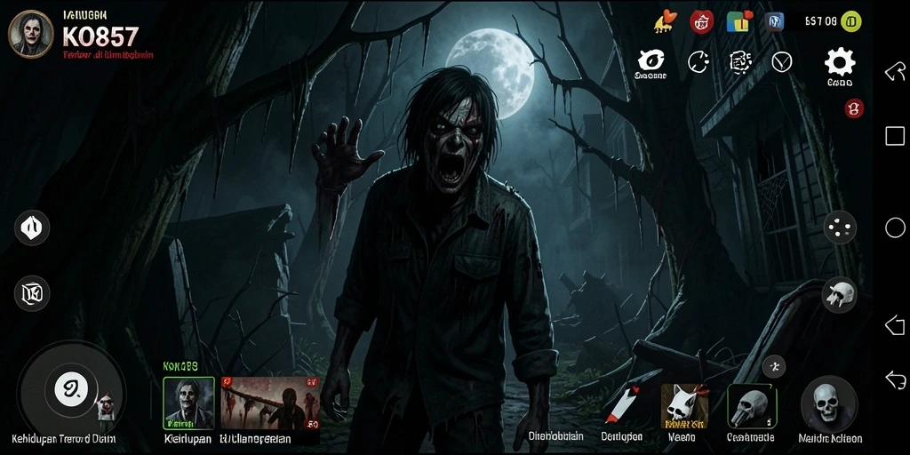 Screenshot menampilkan momen menegangkan dari gameplay KO857.