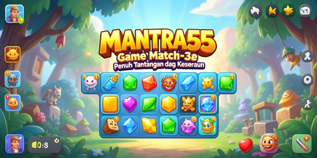 Gameplay seru dan penuh warna dari MANTRA55.