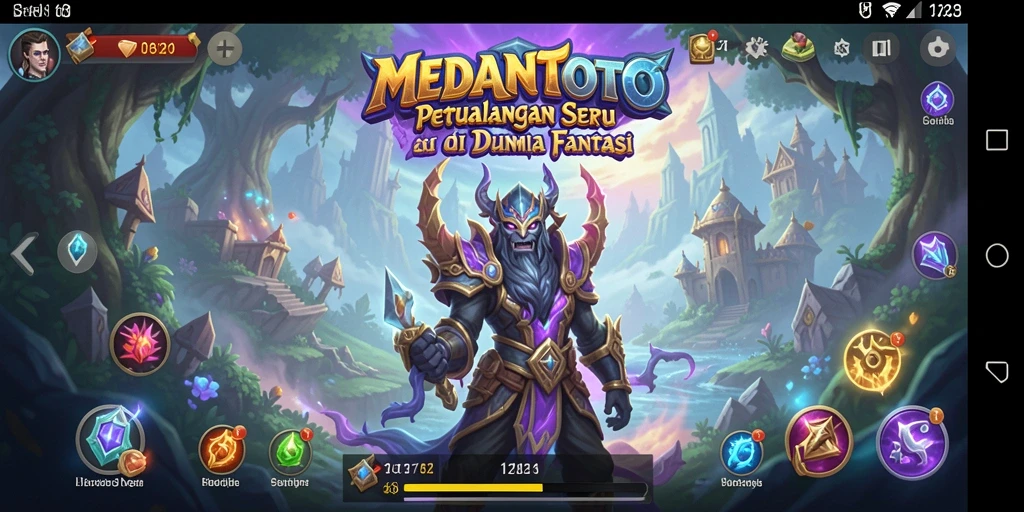 Tangkapan layar gameplay MEDANTOTO menampilkan aksi petualangan yang mendebarkan.