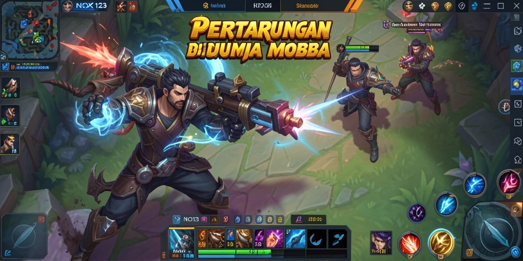 Gameplay seru dan dinamis dari NOX123 dalam aksi.