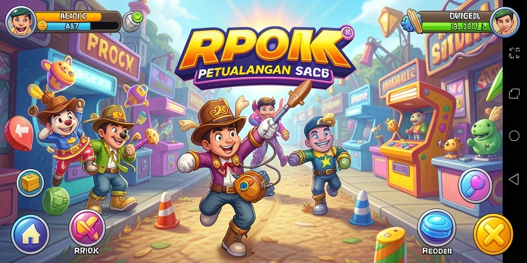 Screenshot gameplay RPOK menampilkan aksi seru dan tantangan yang menarik.