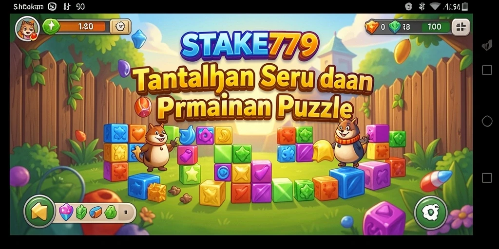 Screenshot menampilkan gameplay seru dari puzzle yang menantang.