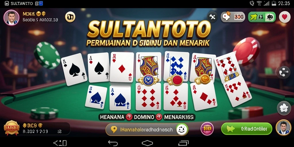 Tampilan gameplay SULTANTOTO yang menegangkan dan seru.