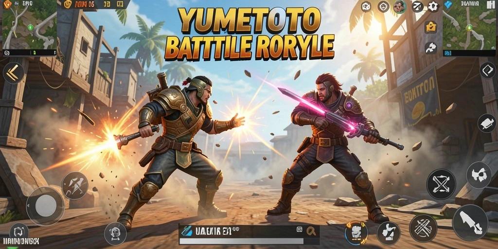 Gameplay seru YUMETOTO dalam mode Battle Royale.